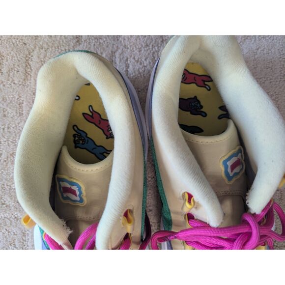 Reebok BBC Question Low Shoes Mens 9.5 Allen Iverson Ice Cream Yellow Green - Picture 8 of 16